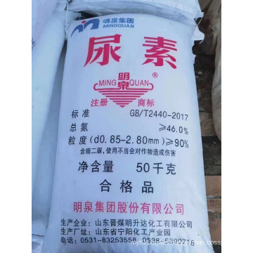 Water soluble nitrogen fertilizer urea fertilizer